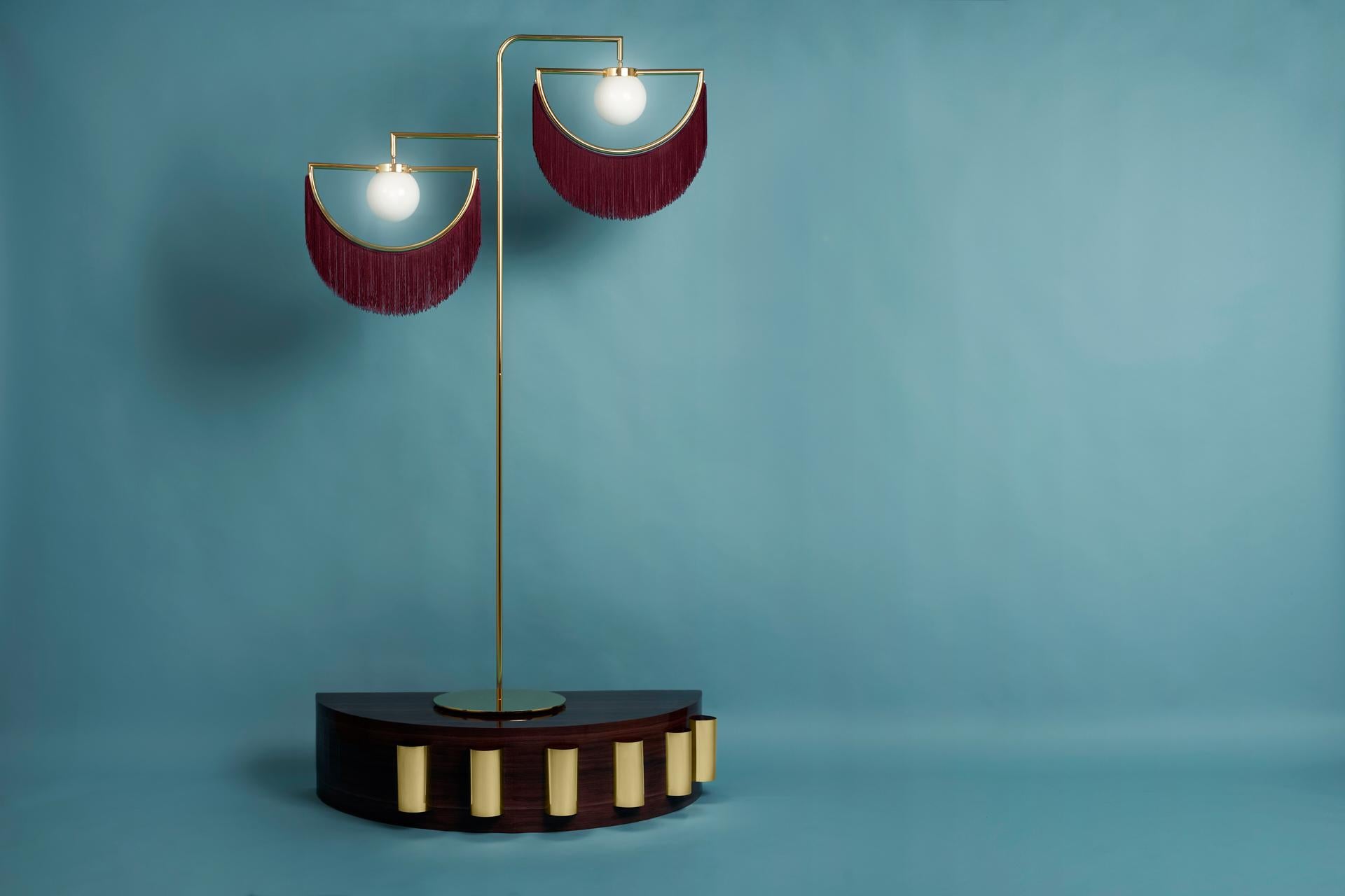 purple floor lamps