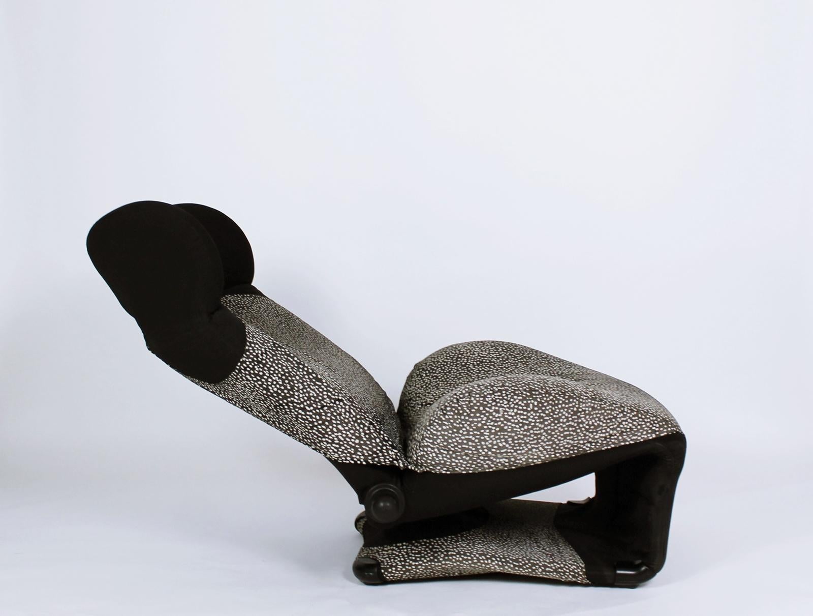 Steel Wink Lounge Chair by Toshiyuki Kita for Cassina, Italy, 1980s