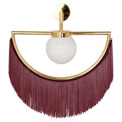 Wink Wall Lamp Large by Houtique, Brown / Red