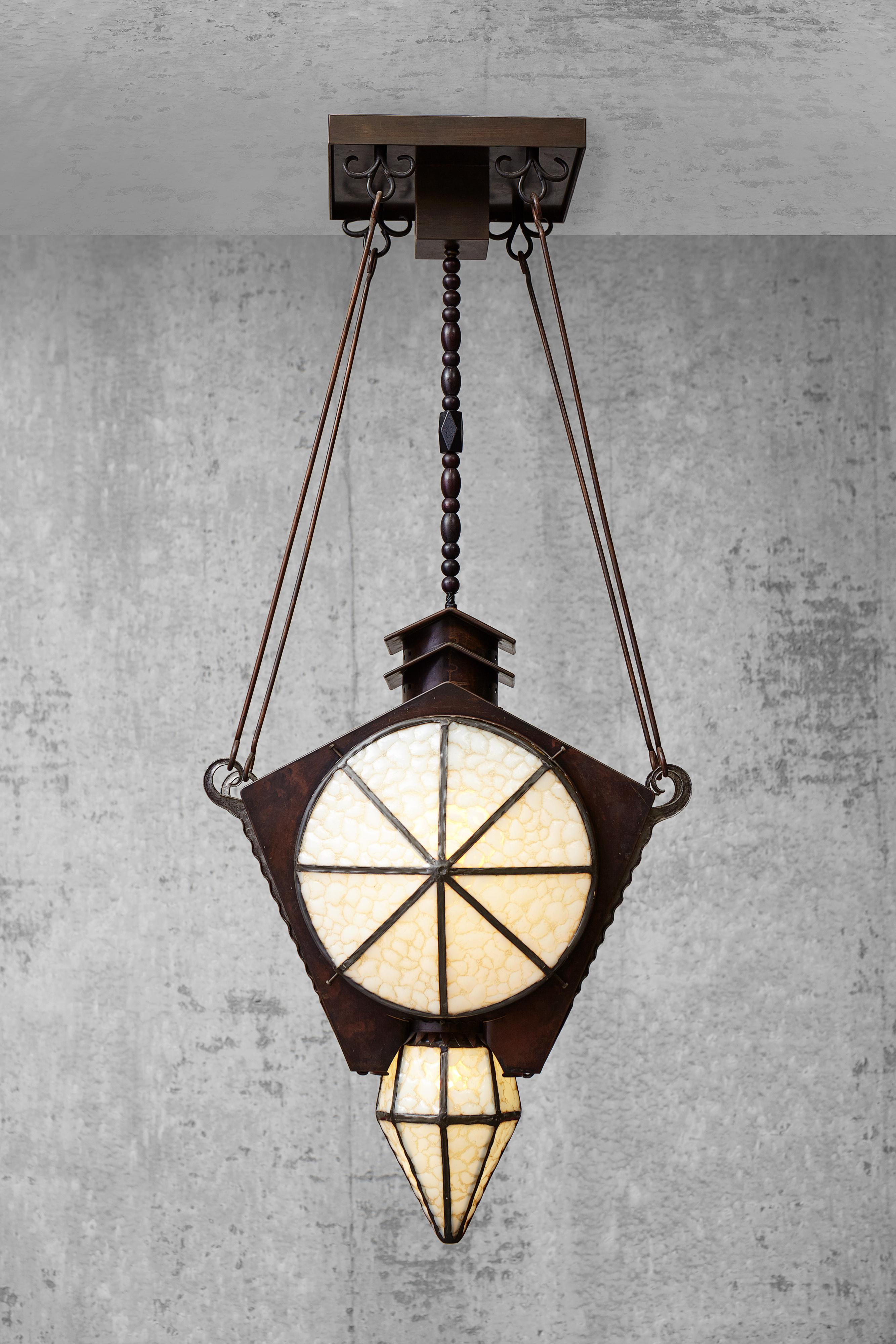 Winkelman Pentagonal Lamp In Excellent Condition For Sale In AMSTERDAM, NL