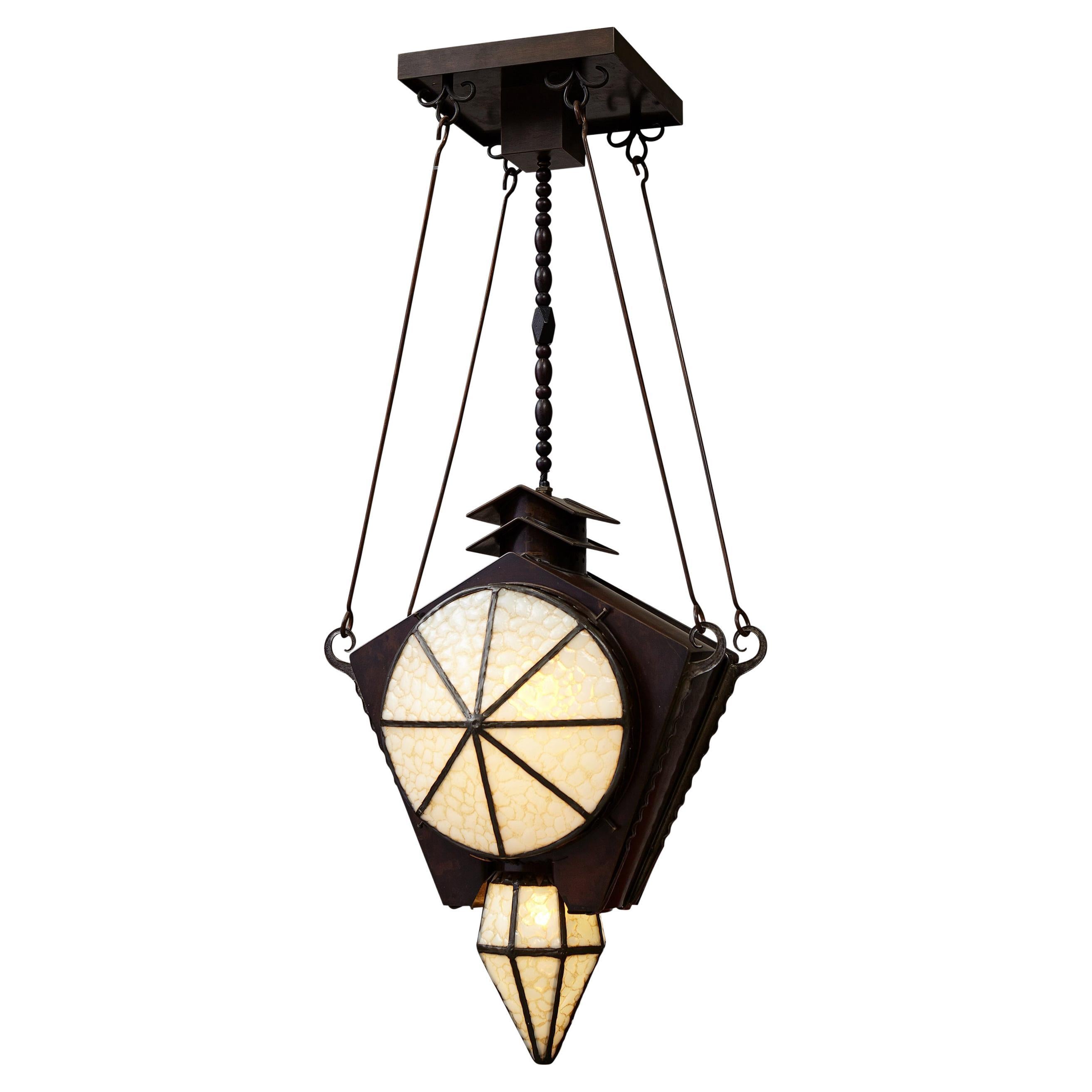 Winkelman Pentagonal Lamp For Sale