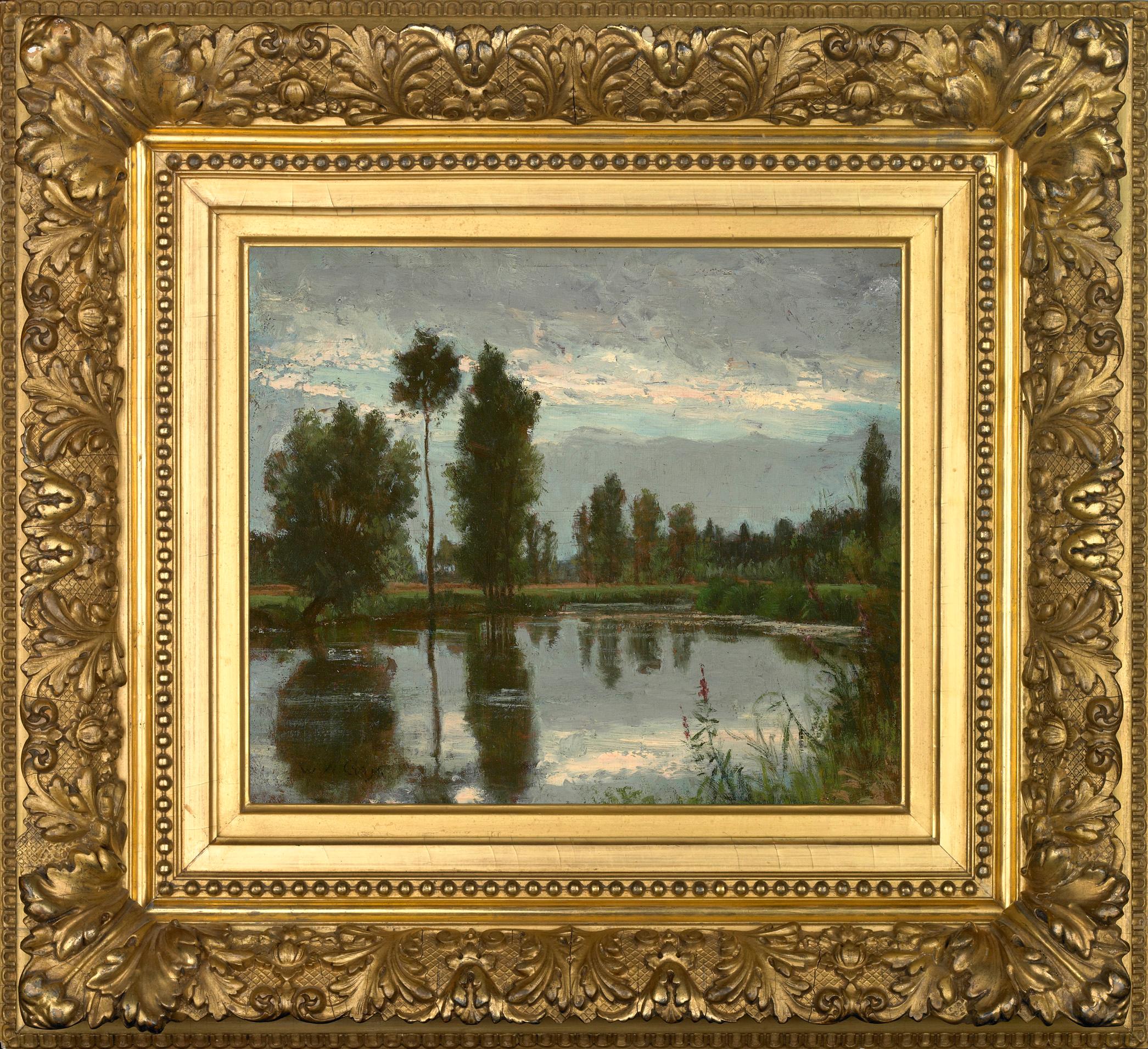 Grez-sur-Loing – Painting von Winkworth Allan Gay