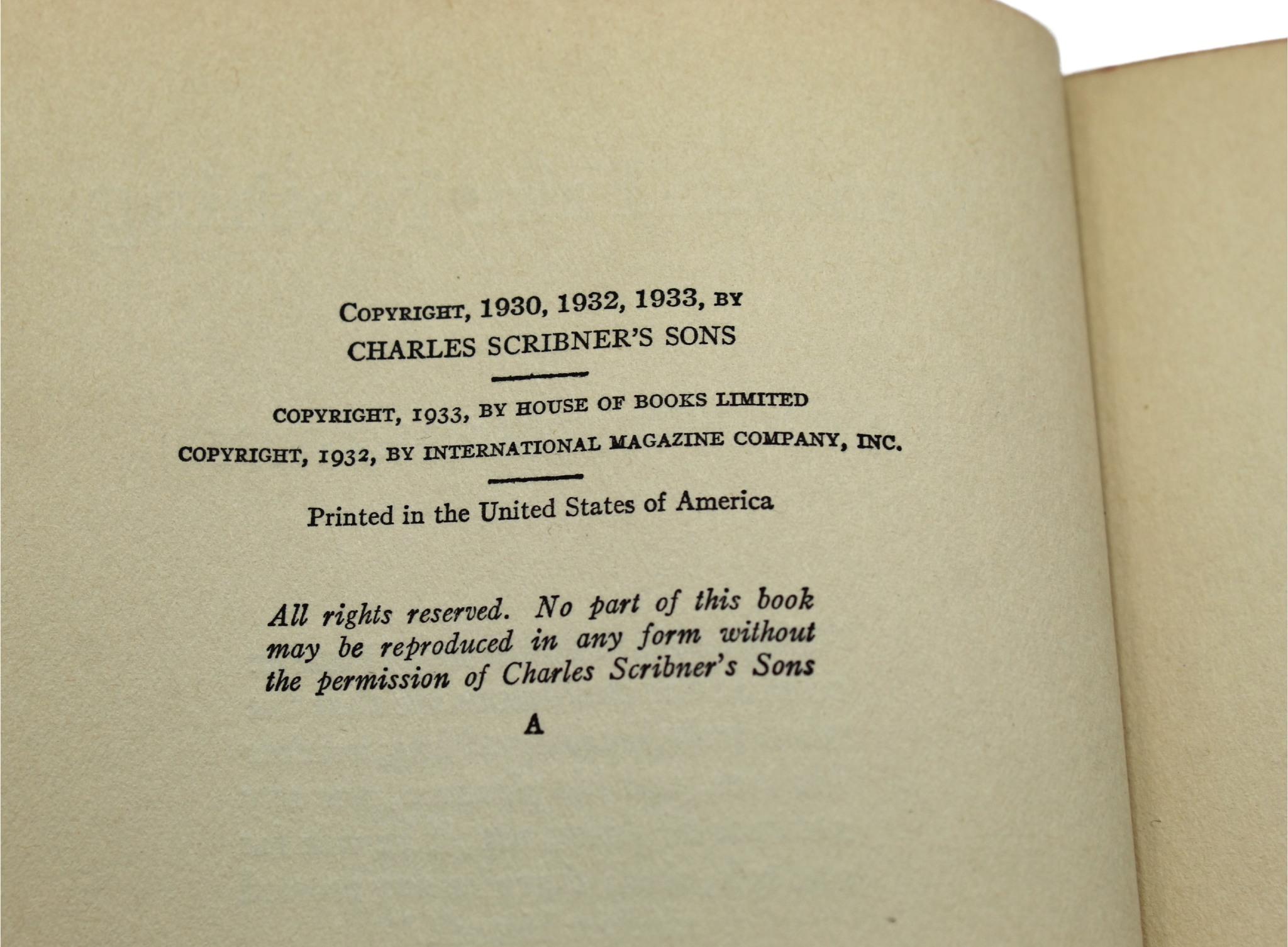 Winner Take Nothing di Ernest Hemingway, Prima Edizione con DJ originale, 1933 in vendita 4