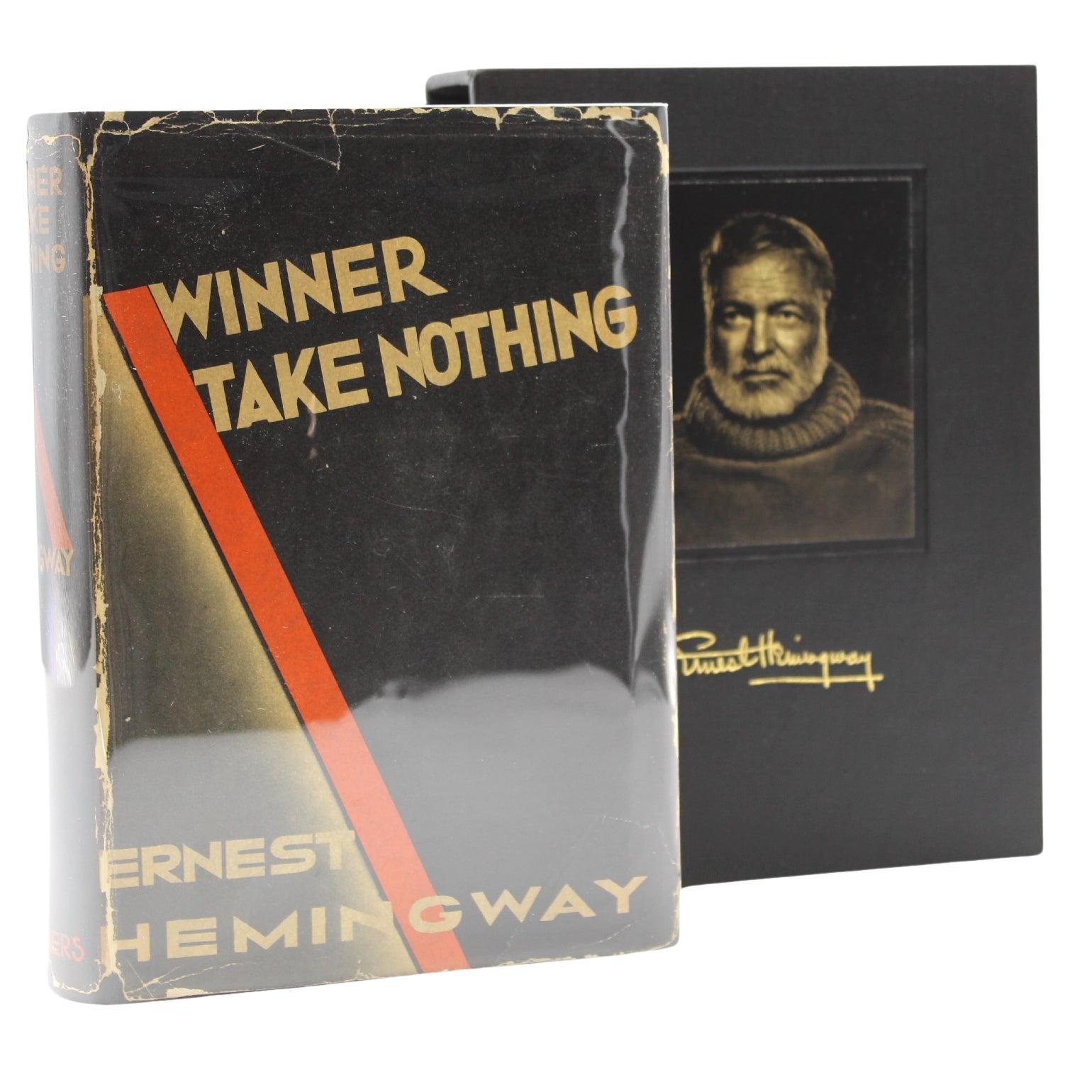 Winner Take Nothing by Ernest Hemingway, First Edition with Original DJ, 1933