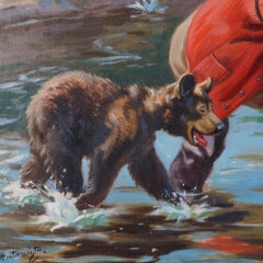 "Winner Takes All" Original Oil Painting by Henry Hintermeister