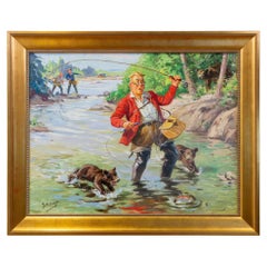 Winner Takes All Original Oil Painting by Henry Hintermeister