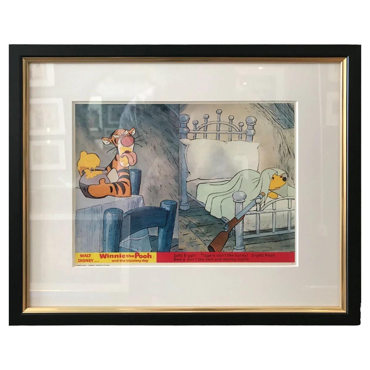 Winnie The Pooh and The Blustery Day, Framed Poster, 1968 - #2 For Sale