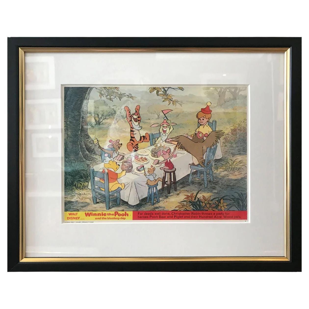 Winnie The Pooh and The Blustery Day, Framed Poster, 1968 - #5 For Sale