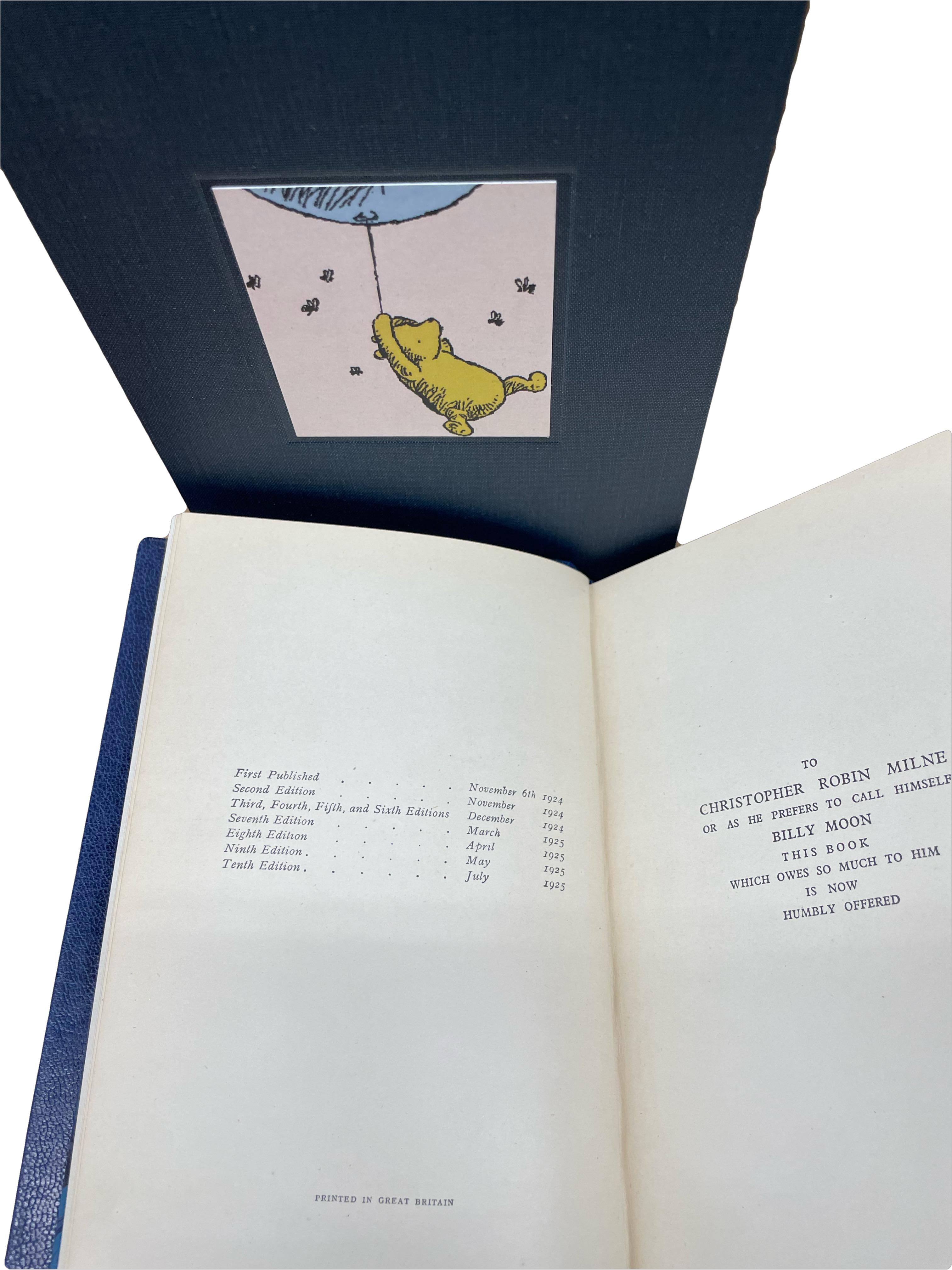 Early 20th Century Winnie the Pooh by A. A. Milne, Deluxe Edition Set, in 4 Volumes, 1925-1928