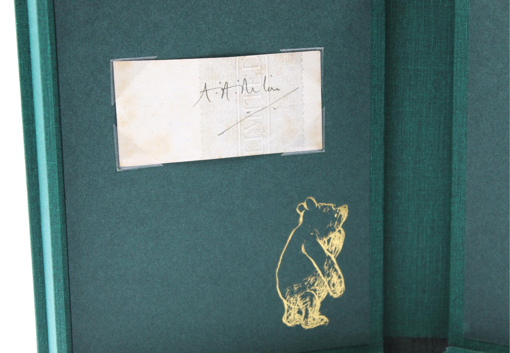 Winnie The Pooh by A. A. Milne, First Edition, 1926 with A. A. Milne Signature 6