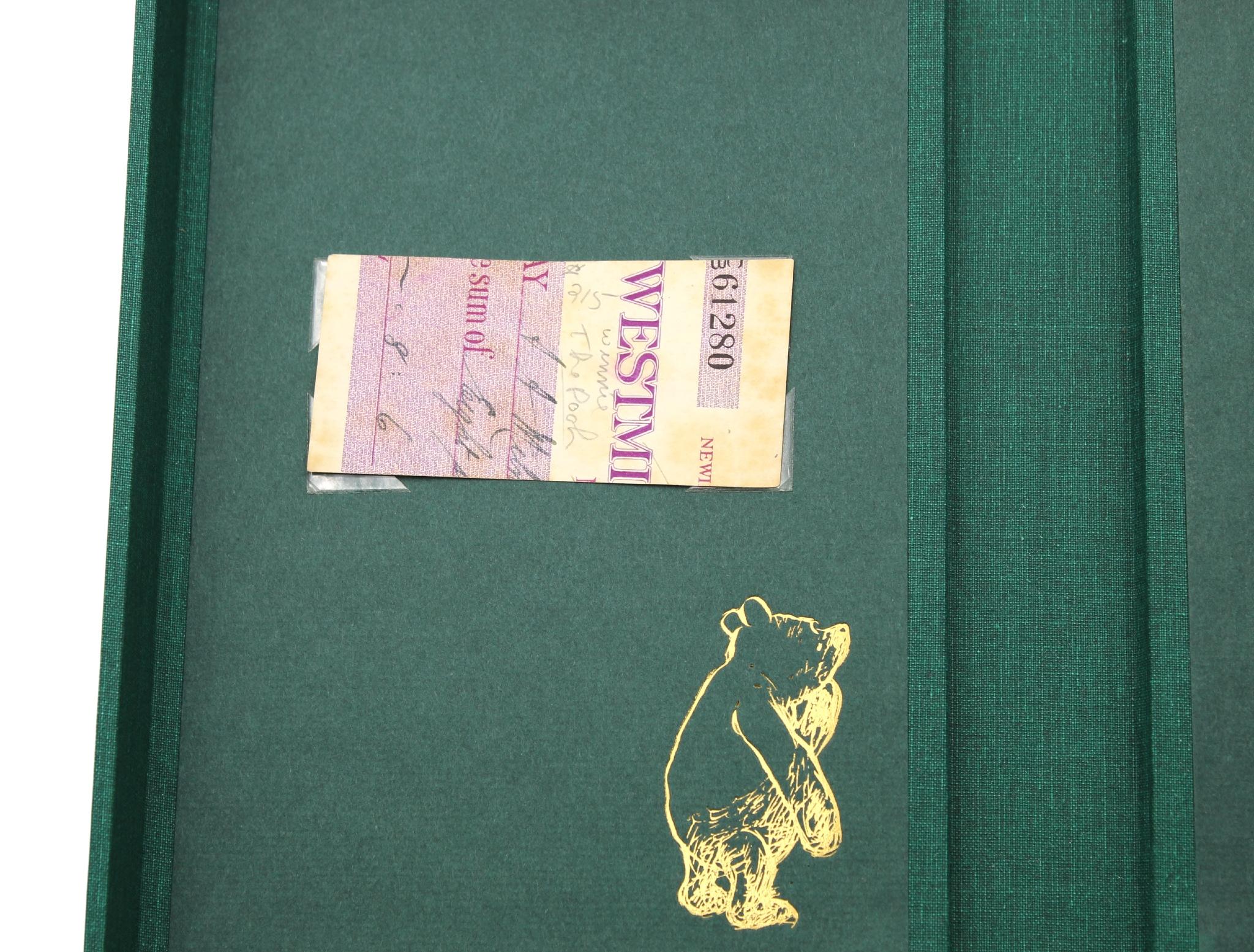 Winnie The Pooh by A. A. Milne, First Edition, 1926 with A. A. Milne Signature 7