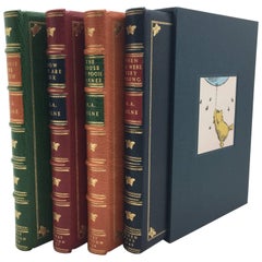 Ensemble Winnie the Pooh, premières éditions et copie signée par A.A. A.A. Milne