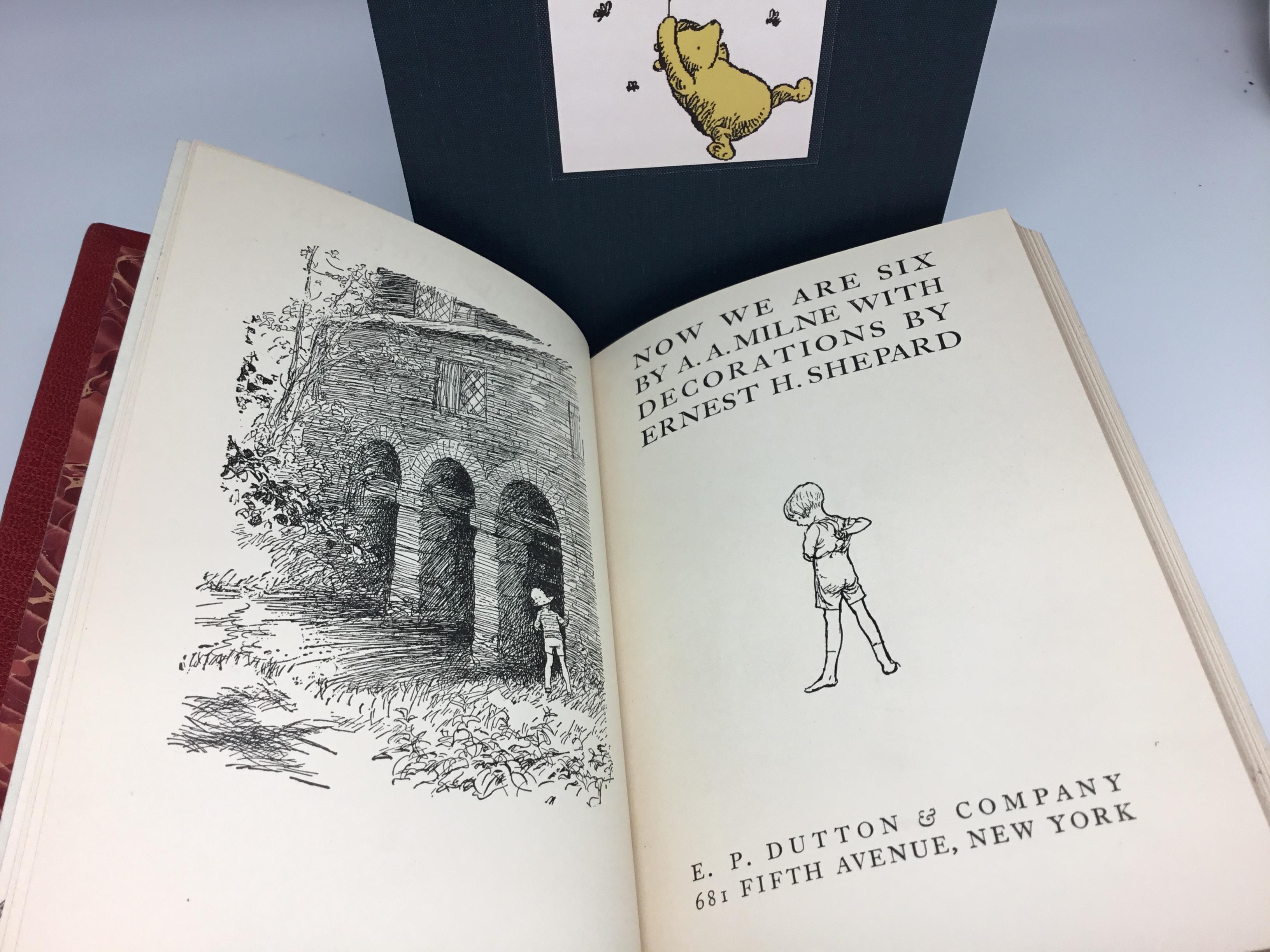 Winnie the Pooh Set of American First Editions in Special Leather Bindings 7