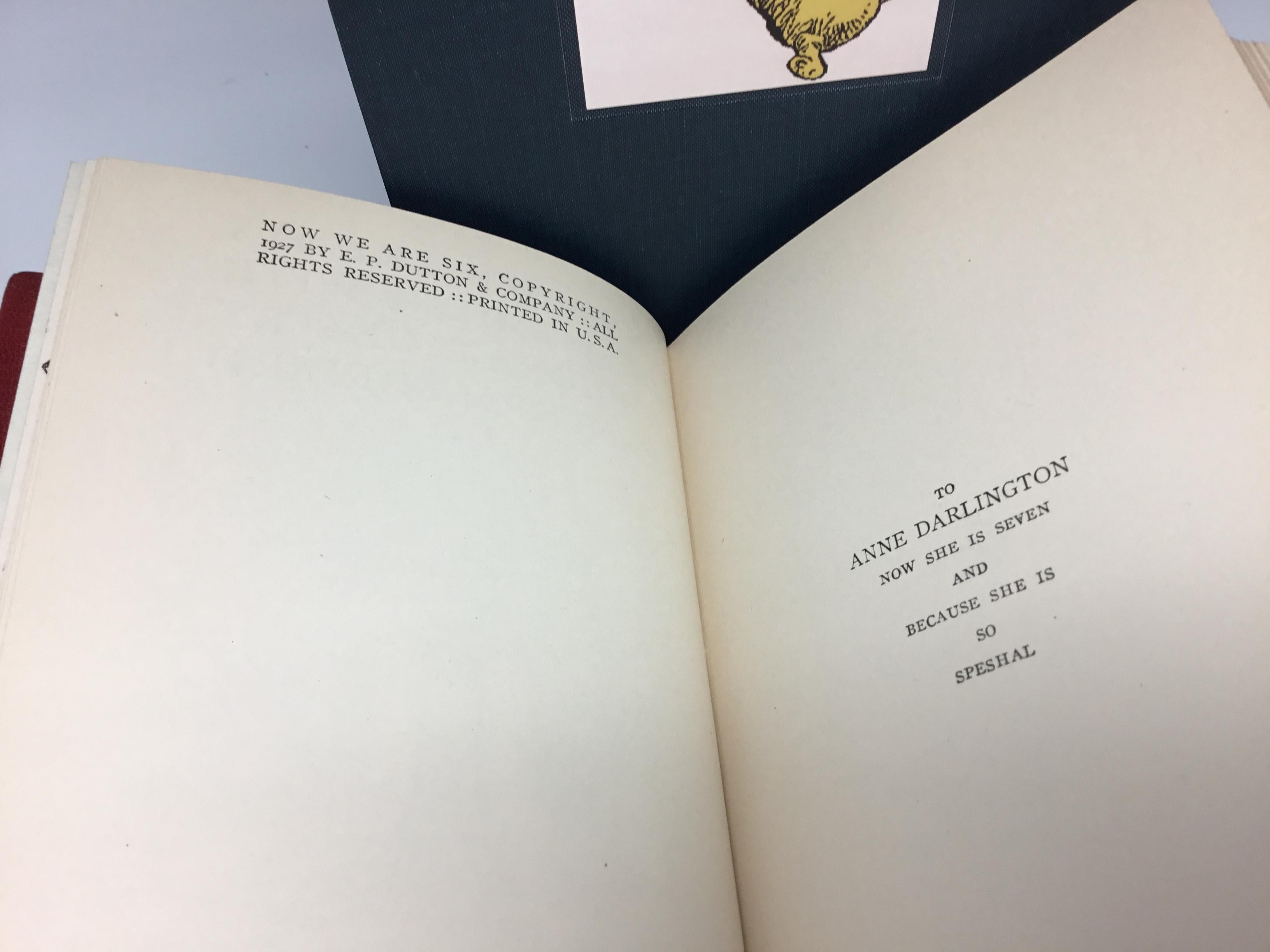 Winnie the Pooh Set of American First Editions in Special Leather Bindings 8