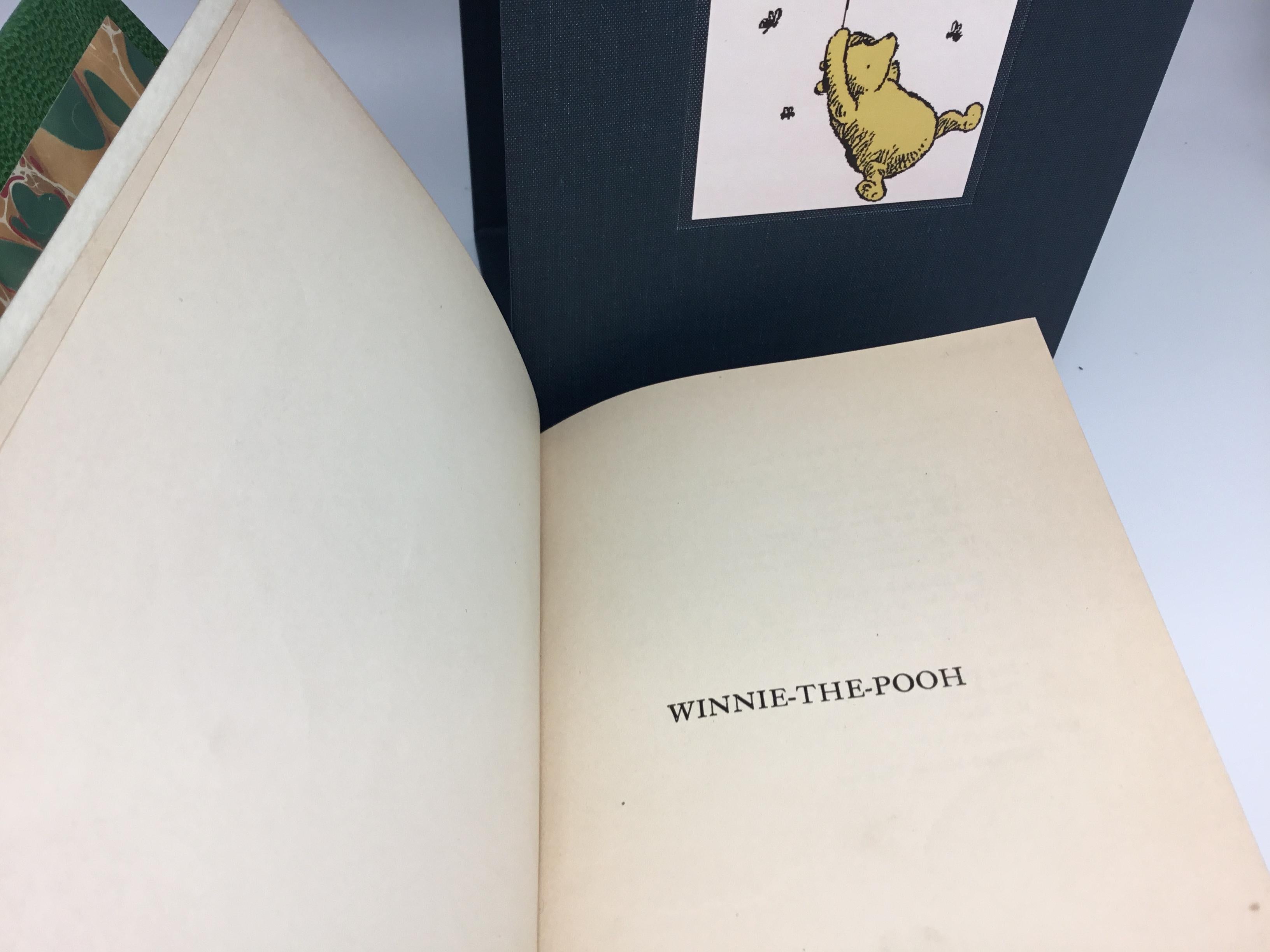 Winnie the Pooh Set of American First Editions in Special Leather Bindings 3