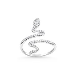 Winning 18 Karat White Gold and Diamond Ring