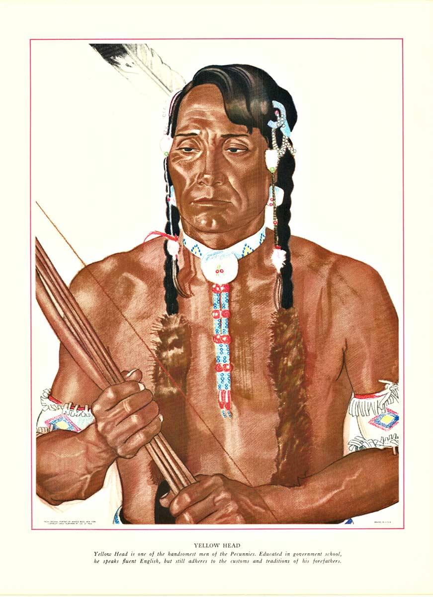 Indios Pies Negros, Ferrocarril Great Northern 14 grabados en venta 5