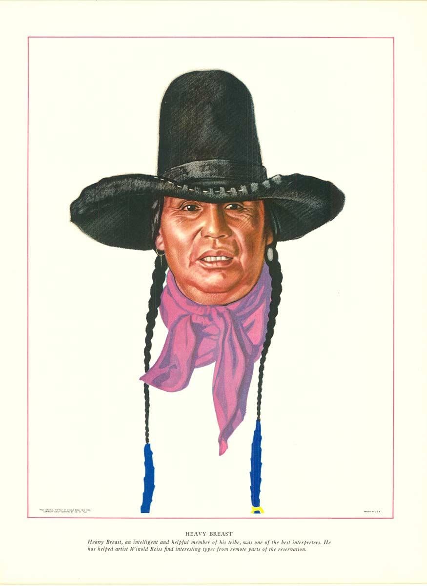 Indios Pies Negros, Ferrocarril Great Northern 14 grabados en venta 3