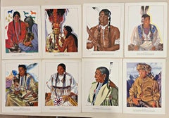 Blackfeet Indians, Great Northern Railway 14 prints