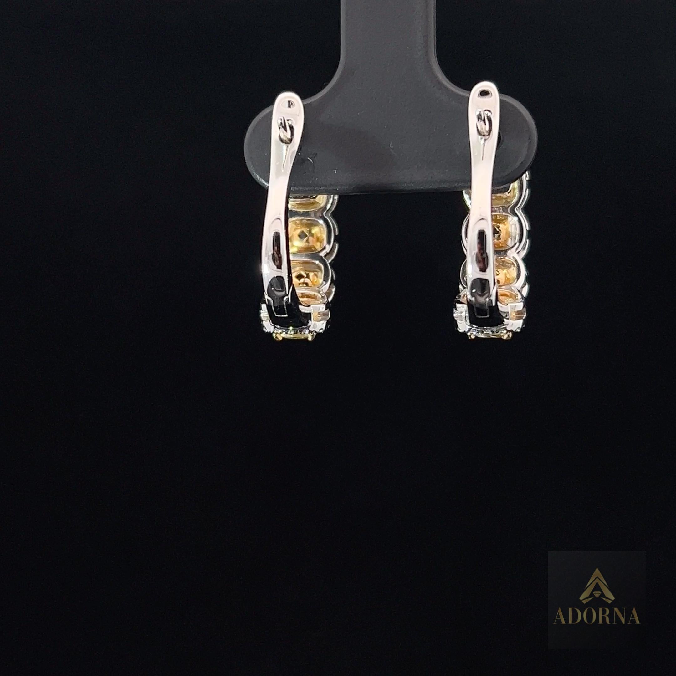 Earring Information
Diamond Type : Natural Diamond
Metal : 18K
Metal Color : Yellow Gold, White Gold
Diamond Carat Weight : 2.50ttcw


JEWELRY CARE
Over the course of time, body oil and skin products can collect on Jewelry and leave a residue which