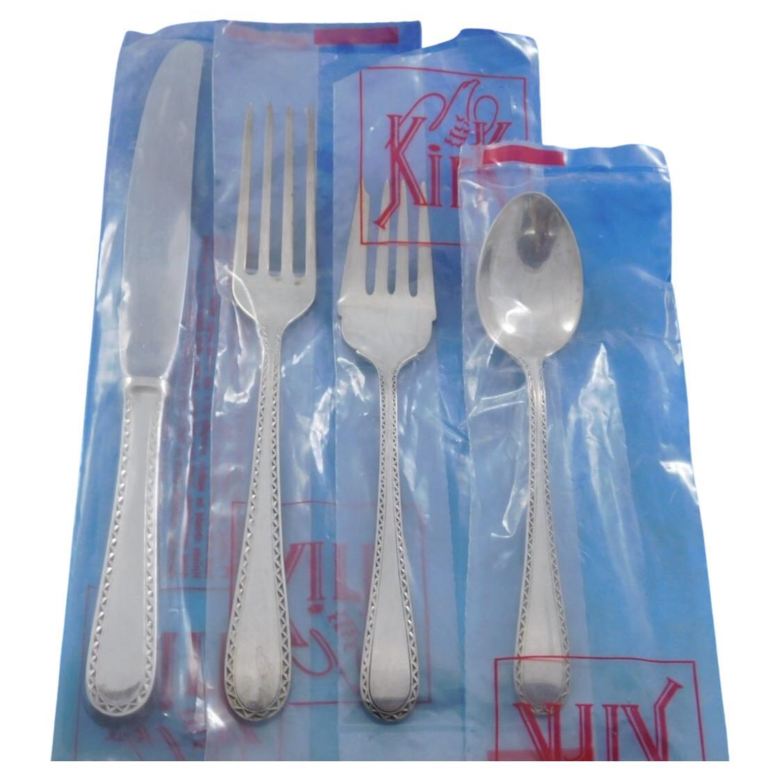 Winslow by Kirk Sterling Silber Besteck Set für 8 Service 32 Teile Unbenutzt im Angebot