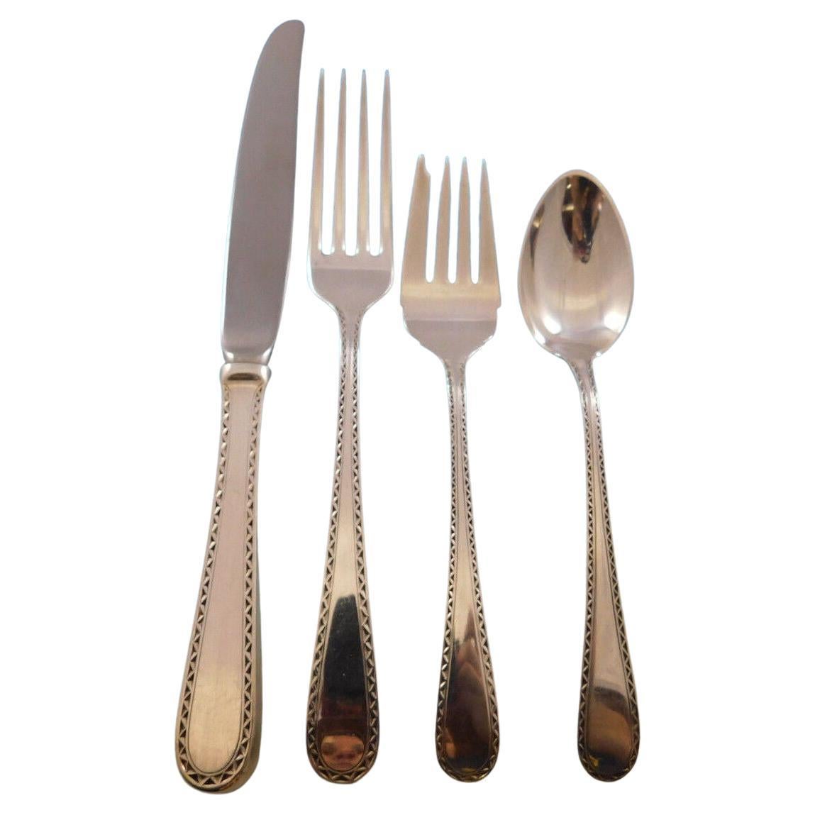 Winslow by Kirk Sterling Silver Flatware Set for 8 Service 35 pieces For Sale