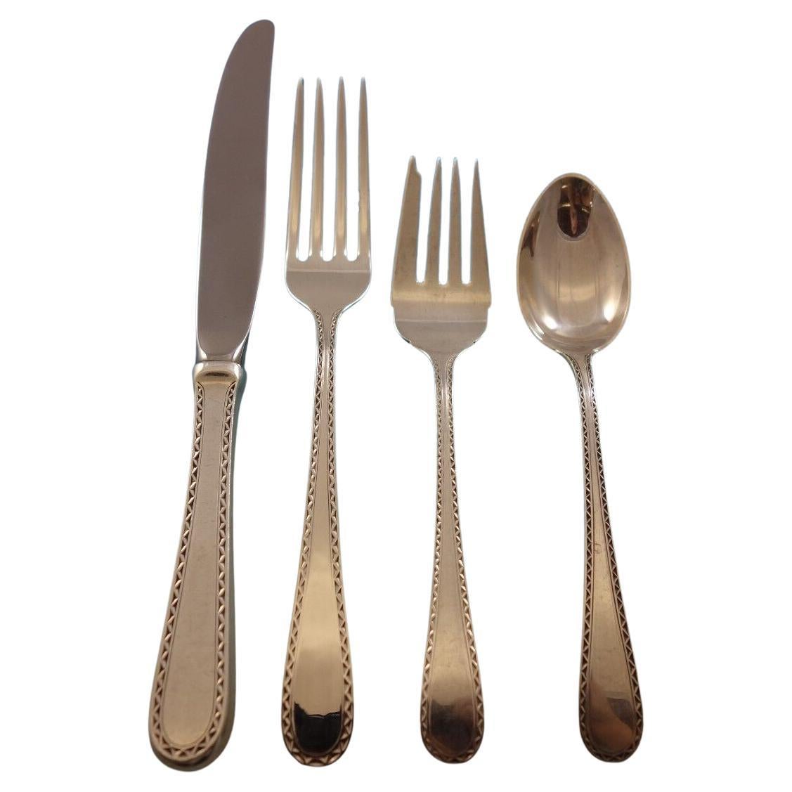 Winslow by Kirk Sterling Silber Besteck Set für 8 Personen 37 Pieces