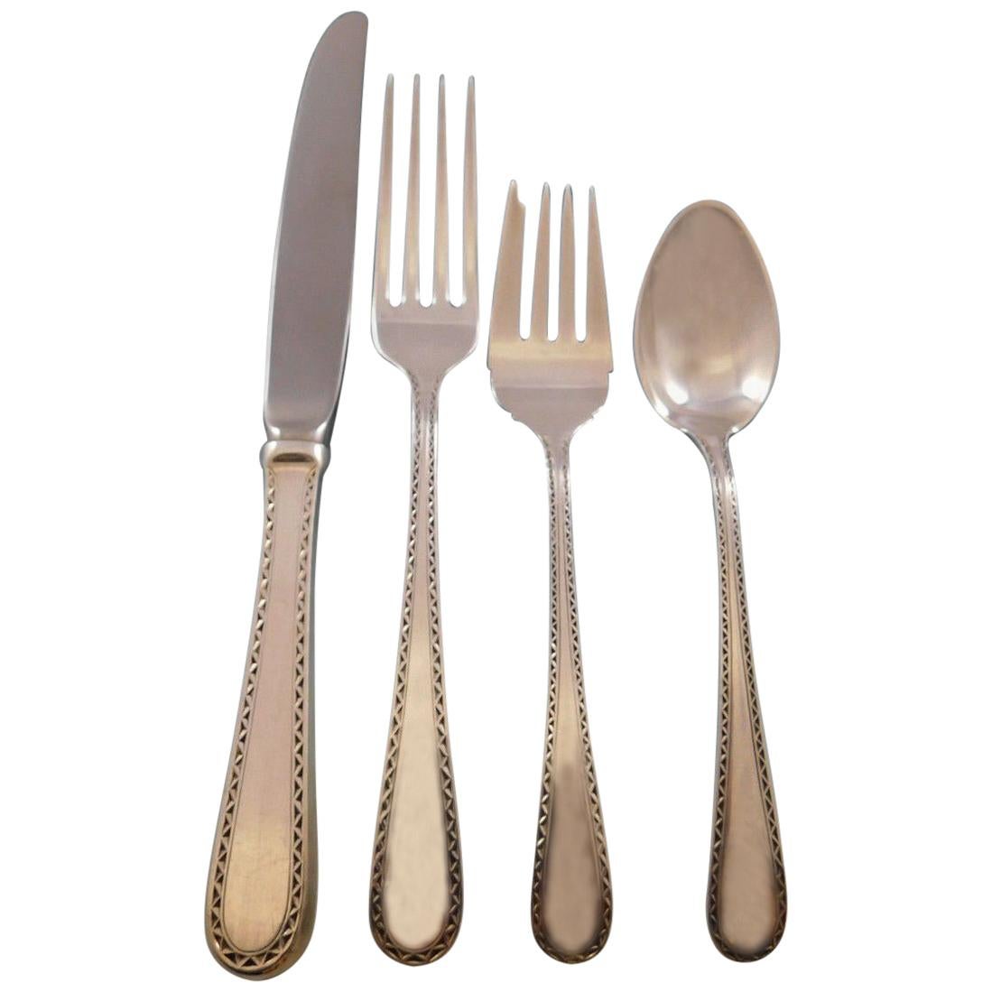 Winslow by Kirk Sterling Silver Flatware Set for Eight Service 35 Pieces