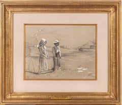 Fishing, Figurative and Genre work by Winslow Homer (1836-1910, American)