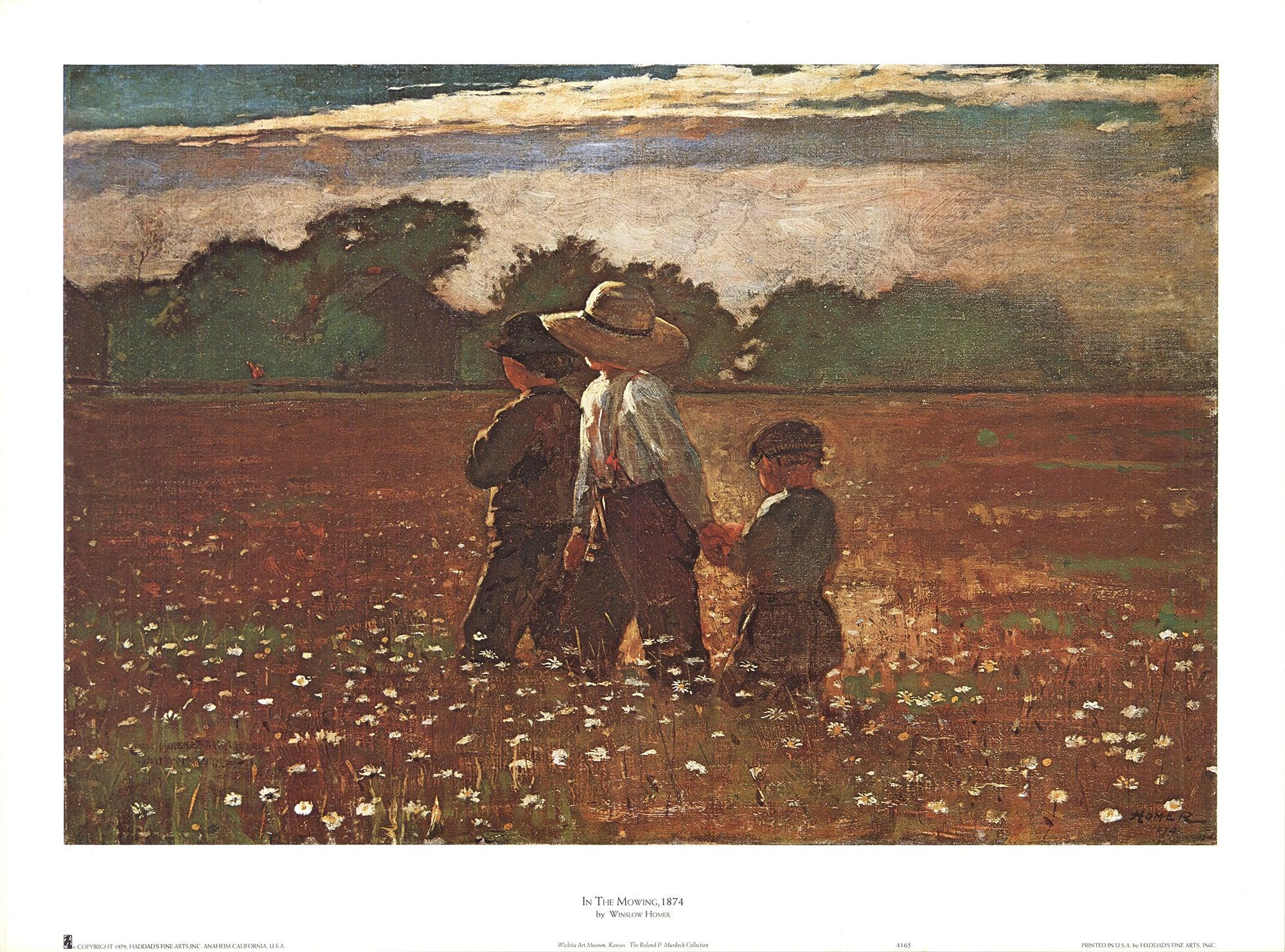 in the mowing winslow homer