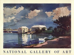 Vintage 1989 After Winslow Homer 'Salt Kettle, Bermuda' Realism Offset Lithograph