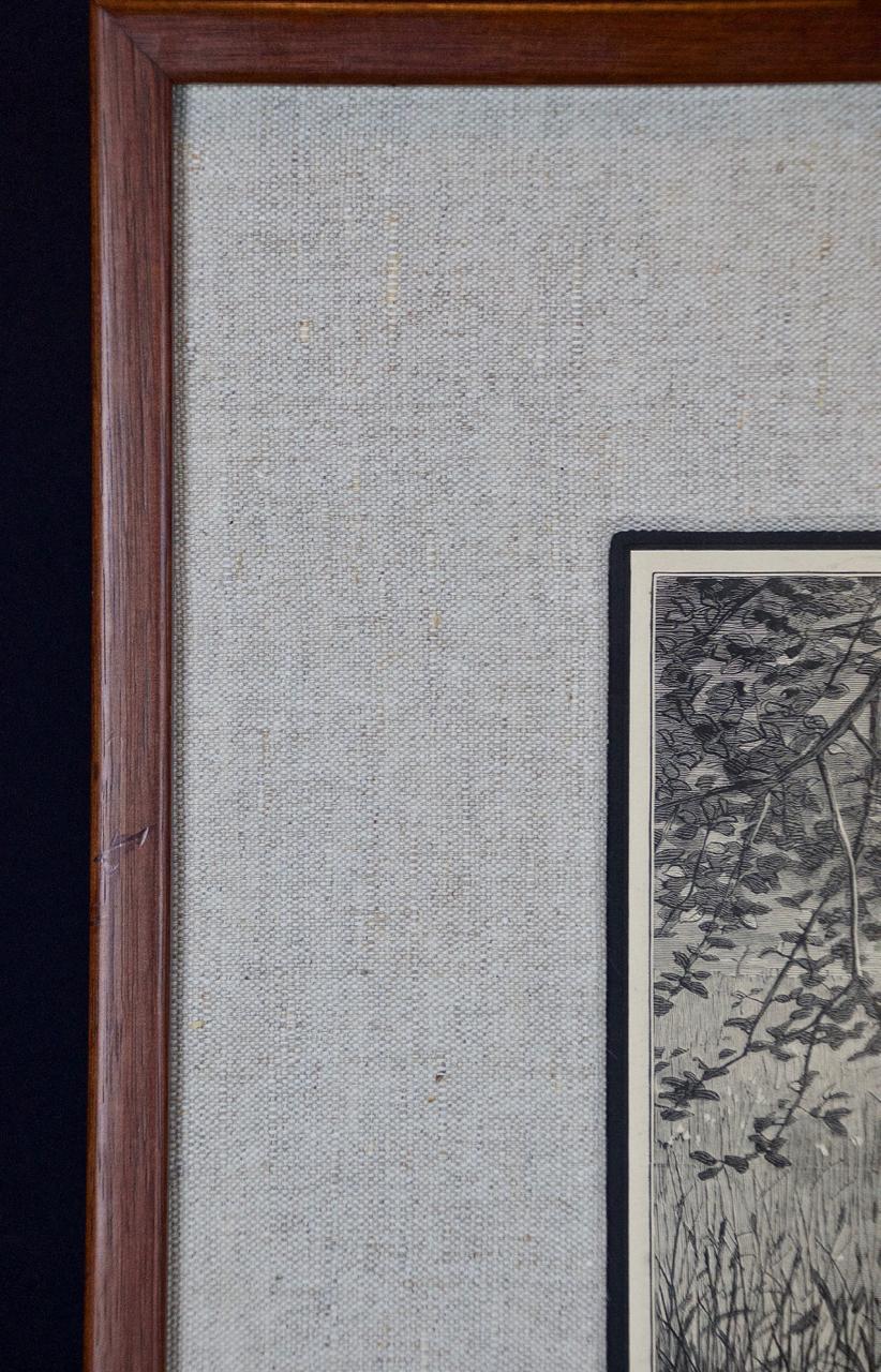 Gravure sur bois du 19ème siècle de Winslow Homer intitulée « Making Hay » (Fabriqué la faïence). en vente 4