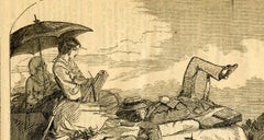 August in the Country-The Seashore