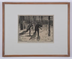Caccia al cervo negli Adirondacks, inverno 1971, neve alta
