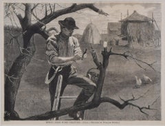 Farm Work, Tree Grafting, Spring, 1870, Winslow Homer