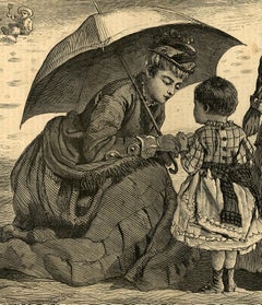 On the Beach at Long Branch - The Children's Hour