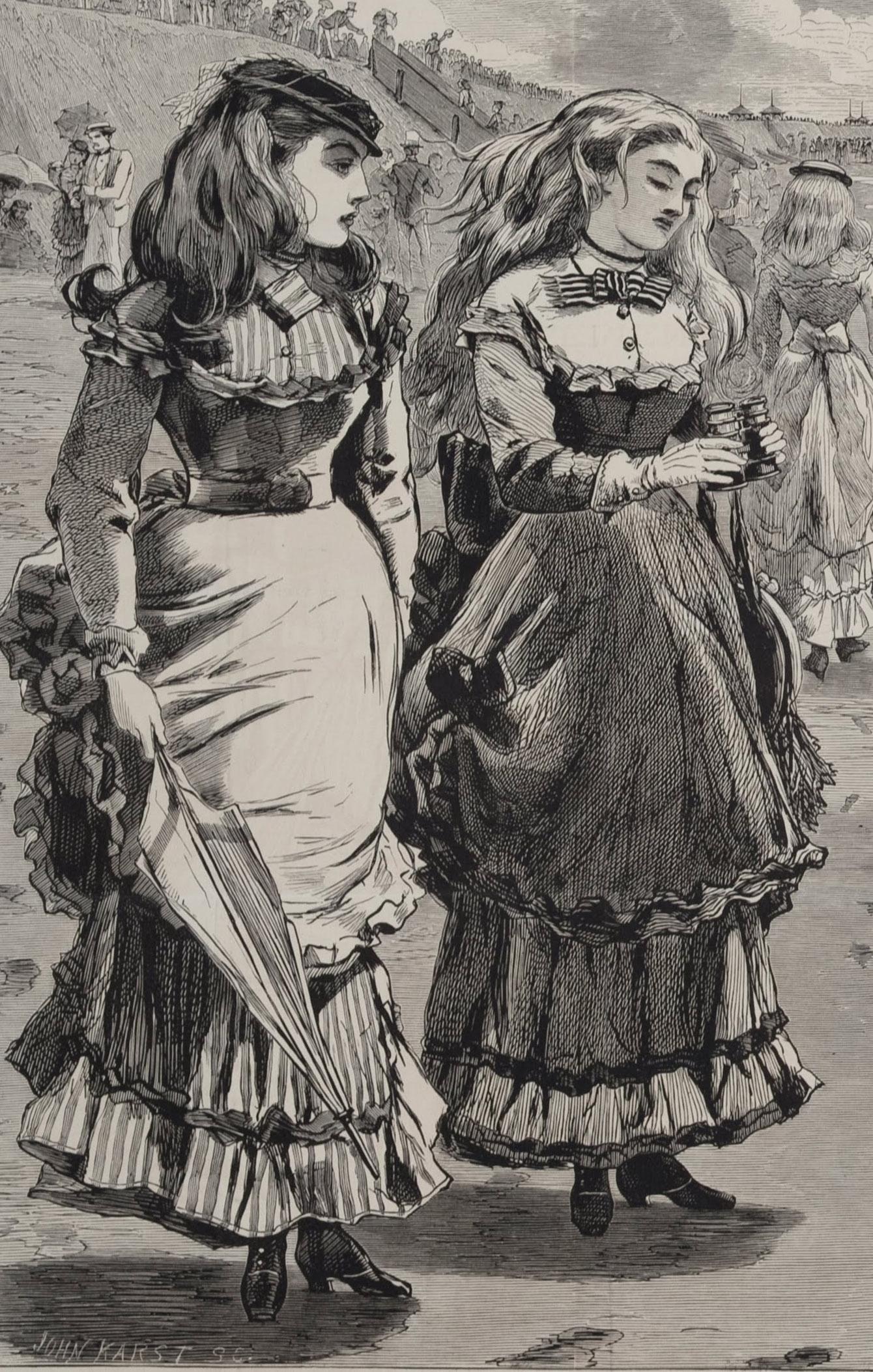The Beach at Long Branch - Print by Winslow Homer