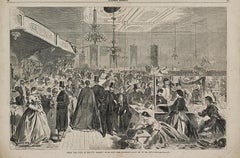 LA GRANDE FIERA TENUTA NELLE SALE DI RIUNIONE DELLA CITTÀ, NEW YORK, DICEMBRE 1861