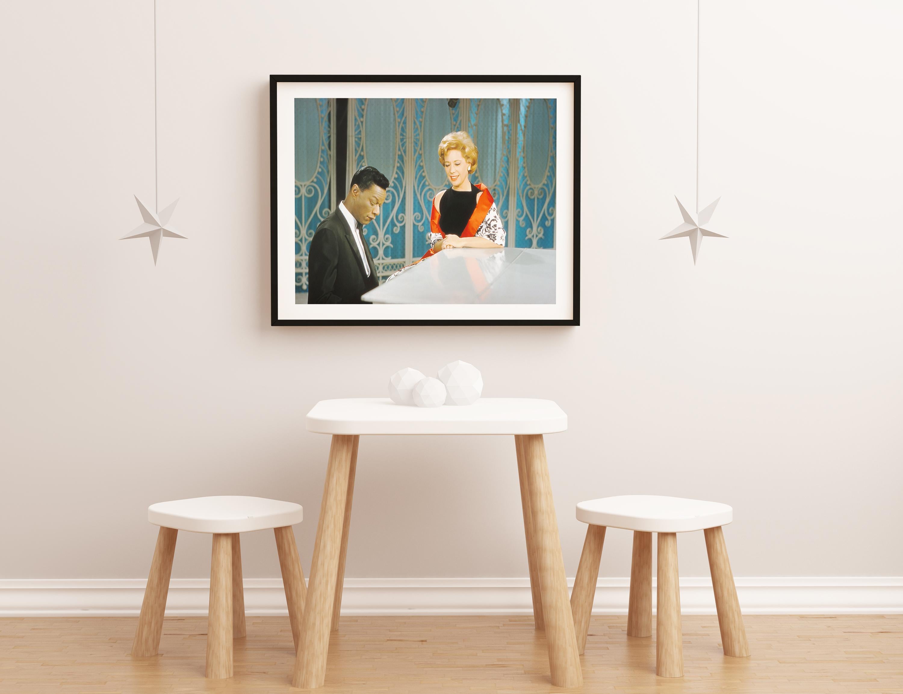 Nat King Cole and Dinah Shore Performing Together Fine Art Print For Sale 2