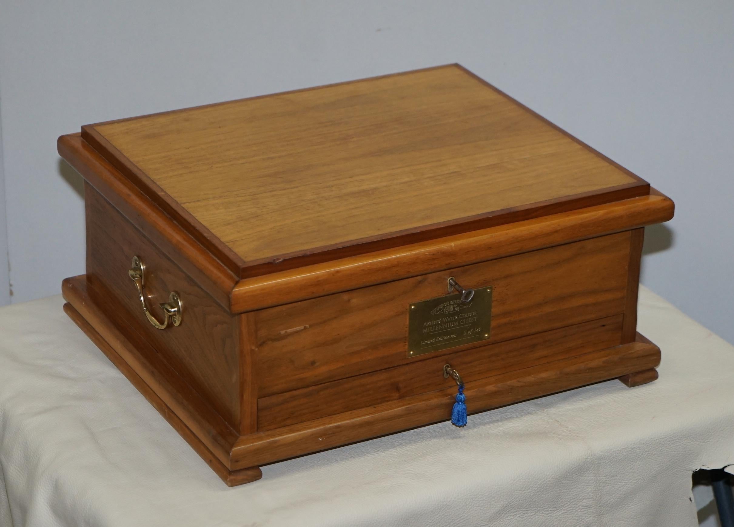 Wimbledon-Furniture

Wimbledon-Furniture is delighted to offer for sale this stunning hand made Limited Edition 5 / 145 Winsor & Newton Artists Watercolour Millennium chest

Please note the delivery fee listed is just a guide, it covers within
