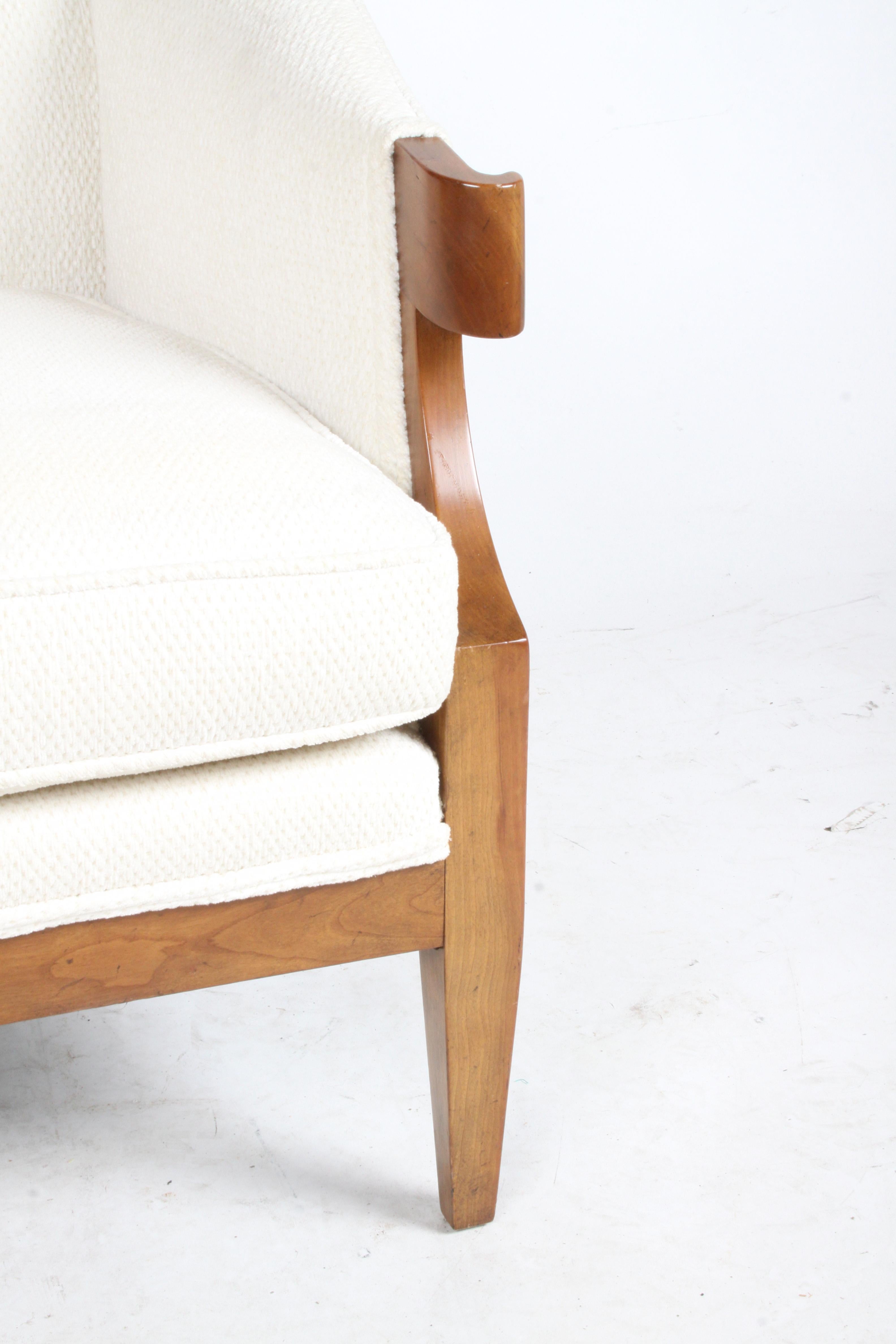 Mid-Century moderno Sedia occasionale Winsor White & William Millington per Baker Furniture Co. 1950 in vendita