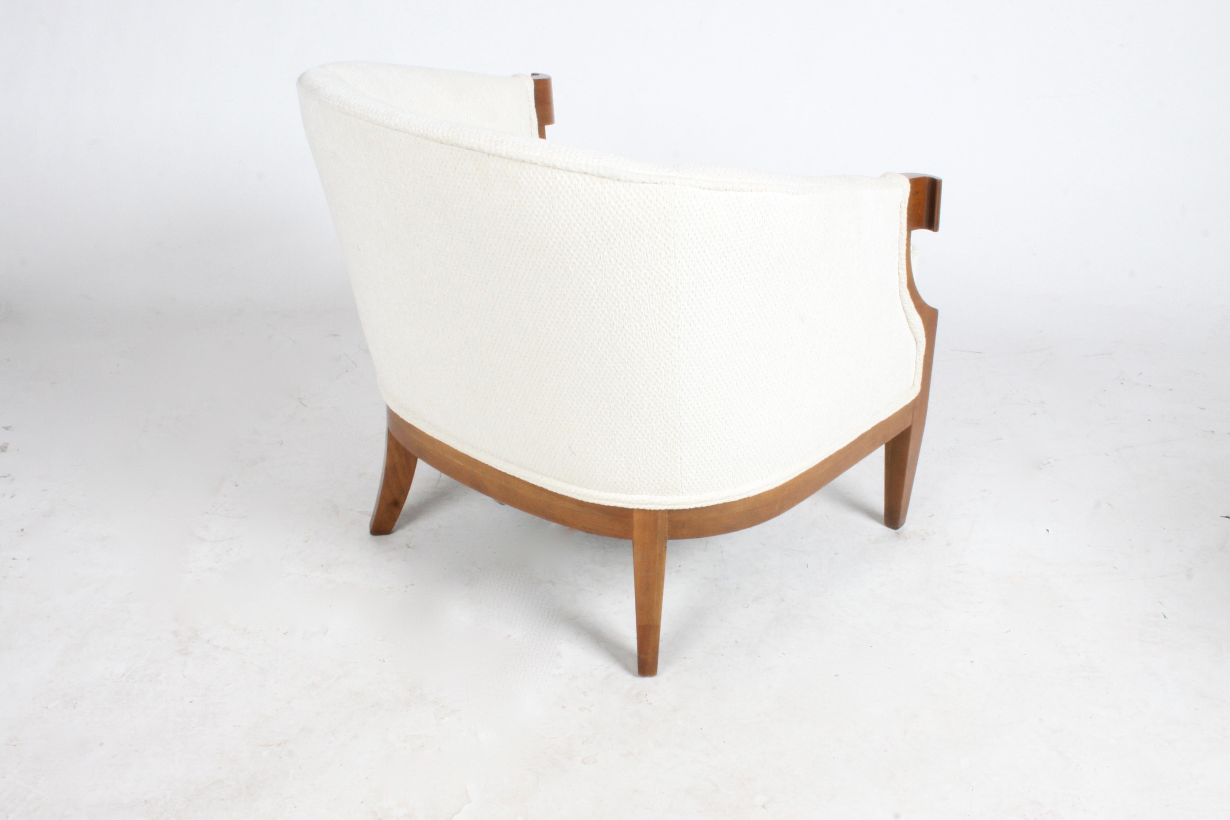 Tappezzeria Sedia occasionale Winsor White & William Millington per Baker Furniture Co. 1950 in vendita