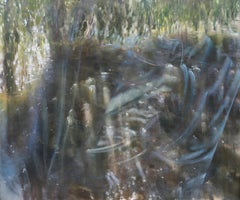 Fold Into Place - Abstracted Landscape Oil Painting