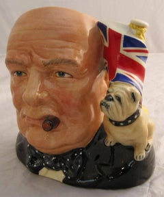 Winston Churchill Character Jug by Royal Doulton