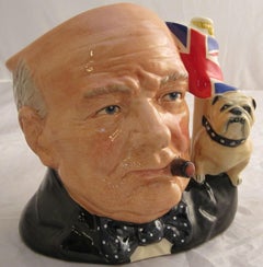 Winston Churchill Character Jug by Royal Doulton