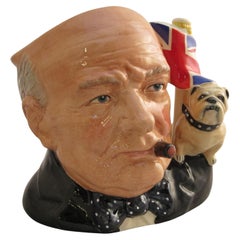 Winston Churchill-Charakterkrug von Royal Doulton