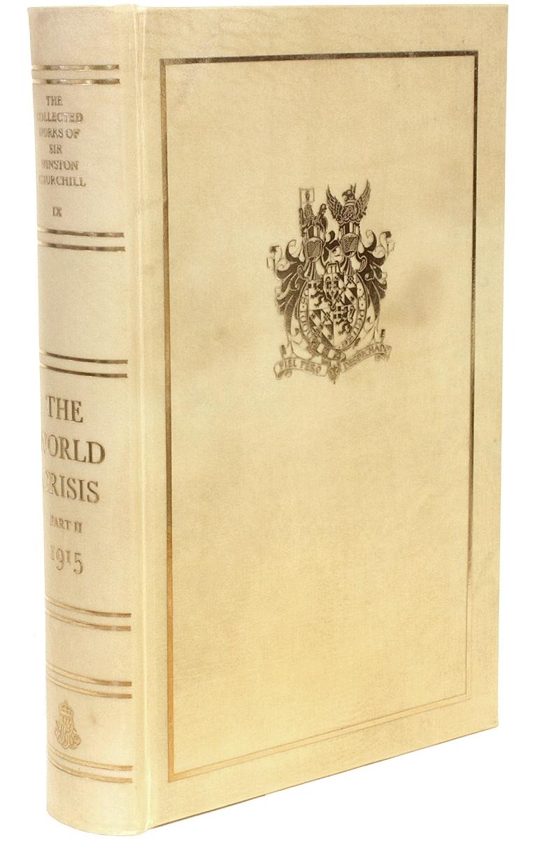 AUTHOR: CHURCHILL, Winston S.

TITLE: The First Collected Works. [together with:] The Collected Essays. Centenary Limited Edition. 38 volumes + the Subscribers volume total 39 volumes.

PUBLISHER: London: Library of Imperial History,