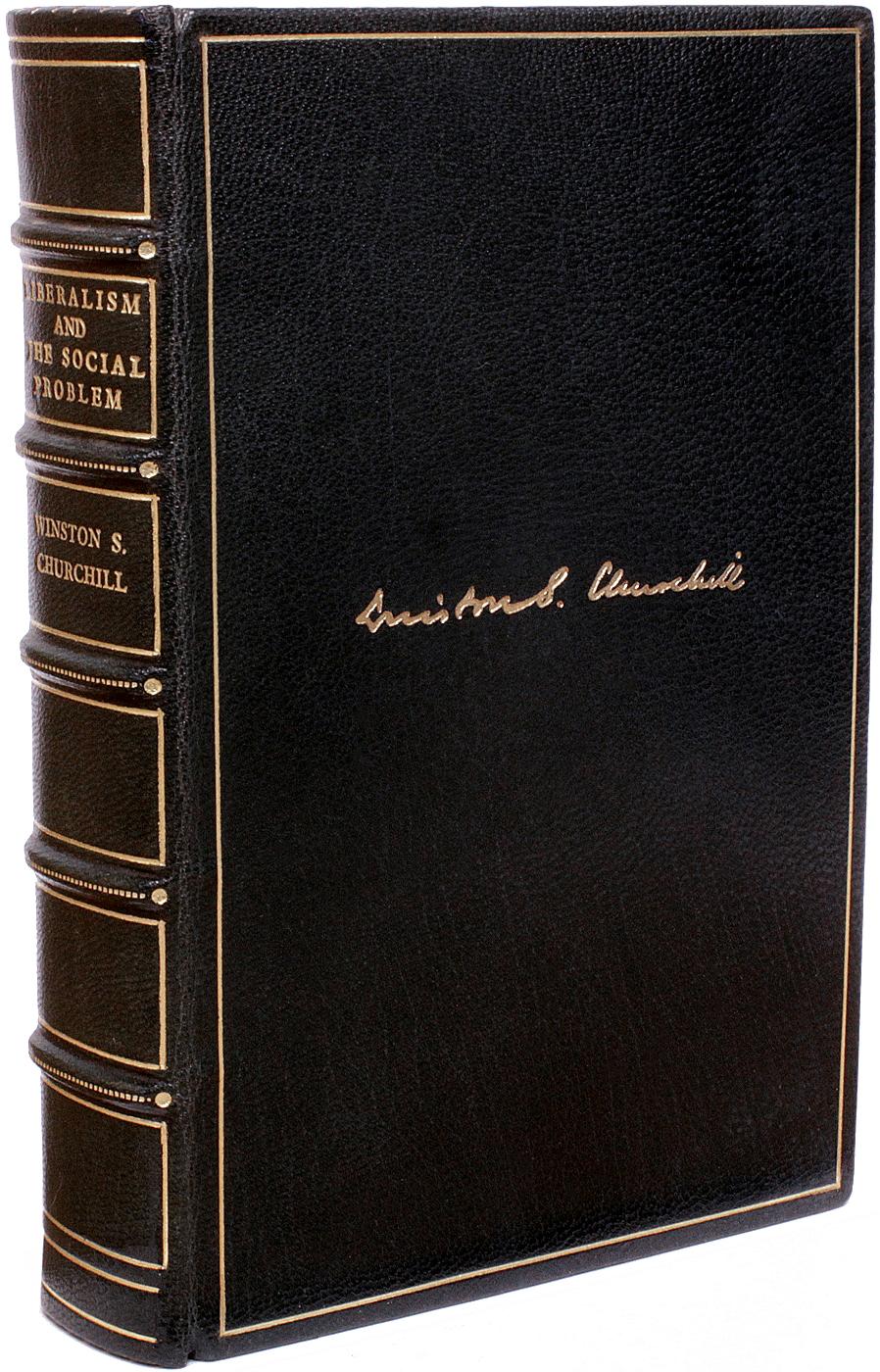 Début du 20ème siècle Winston Churchill. Le libéralisme et le problème social - Première édition - 1909 en vente