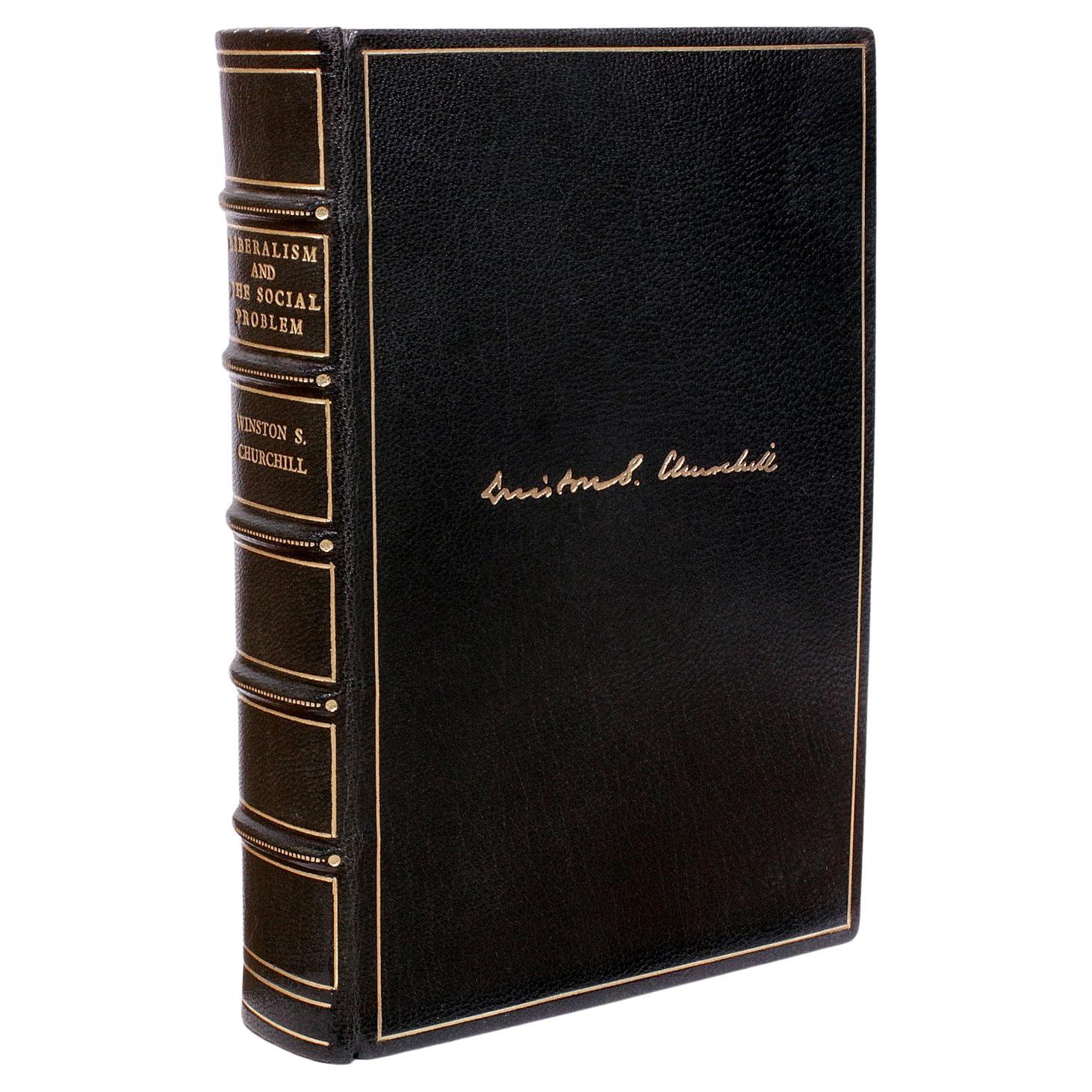 Winston CHURCHILL. Liberalismus und das soziale Problem – FIRST EDITION – 1909