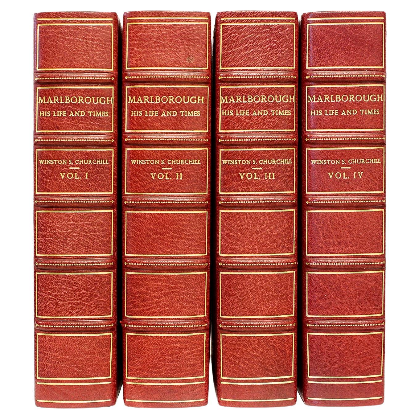Winston Churchill, Marlborough His Life and Times, All First Editions, 1933/8 For Sale